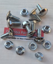 Cuda Challenger Bumper Bolt Kit Front Rear E-body 8pc Hardware Bolts