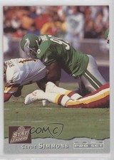 1993 Pro Set Clyde Simmons #17 0f3j