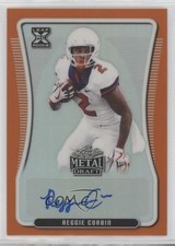 2020 Leaf Metal Draft Orange Rainbow /7 Reggie Corbin #BA-RC1 Auto 0b2