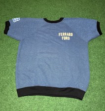 True Vintage Ferraro Ford Automotive 50s 60s Short Sleeve Crewneck Sweatshirt