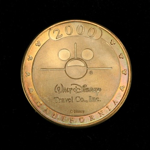 Disney Sammlermünze 2000 Disneyland 45 Jahre Magie Travel Club - Bild 2 von 3
