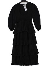 Ganni Jumper Midi Dress M in Black