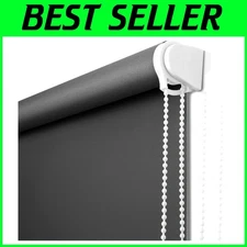 Noise-Reducing Roller Shades - 30x68 Blackout Fabric Blinds