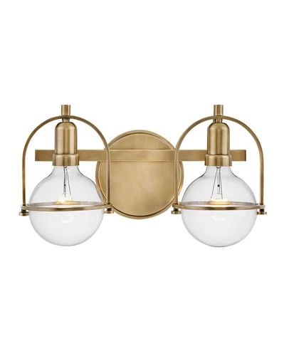 Hinkley Lighting 53772 Somerset 2 Light 16"W Bathroom Vanity - Brass - Picture 5 of 9