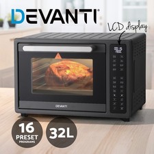 Devanti Air Fryer 32L Fryers Oven LCD Touch Healthy Cooker Oil Free 1700W