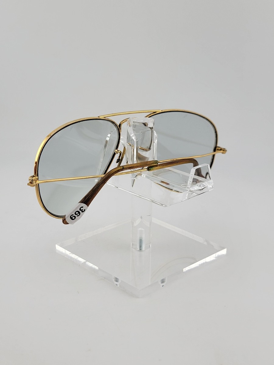 Vtg‎ 1960\'s 58[]14mm B&L RAY-BAN Arista Photocromatic Aviator Sunglasses READ Vtg 1960\ main image 3