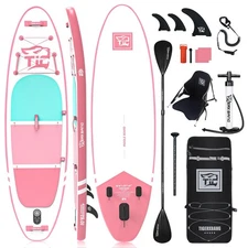 Stand Up Paddle Boards 10'6" x 32" x 6" with Premium SUP Board Accessories, I...