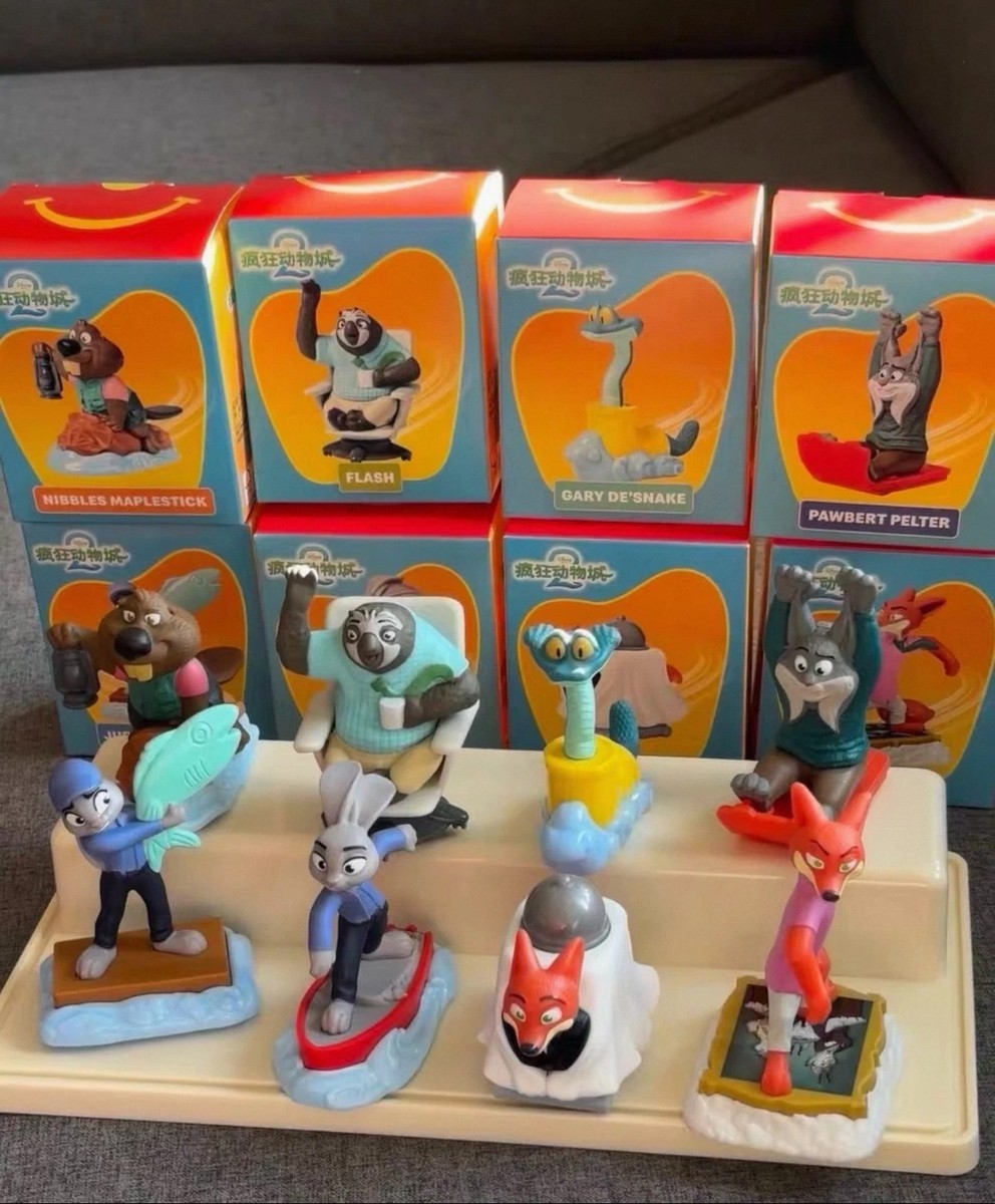 2026 Mc Donald's Disney Zootopia 2 Happy Meal Toy Complete Set
