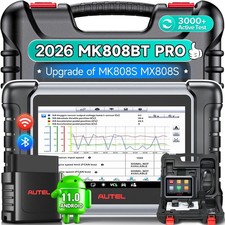 Autel Maxicom Mk808bt Pro Mk808k-bt Bi-directional Scanner Up Of Mk808s Mx808s