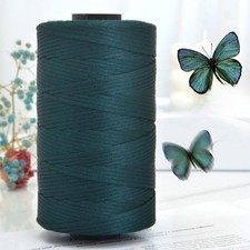 Fil plat en soie glacée, fibre polyester, 2,5mm, crochet DIY