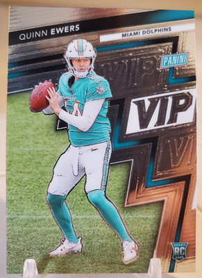 2025 Panini THE NATIONAL VIP QUINN EWERS Chrome Rookie Card #RC17 MIAMI DOPHINS