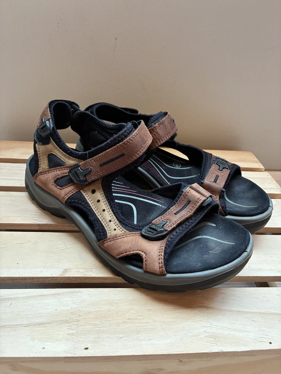 ECCO Receptor Technology Mens Sandals Brown Leather Sport Hiking Size US 11-11.5 s-l400.jpg main image 3