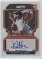 2022 Panini Prizm Rookie Auto Silver Prizm Kervin Castro #RA-KC Auto 0l0m