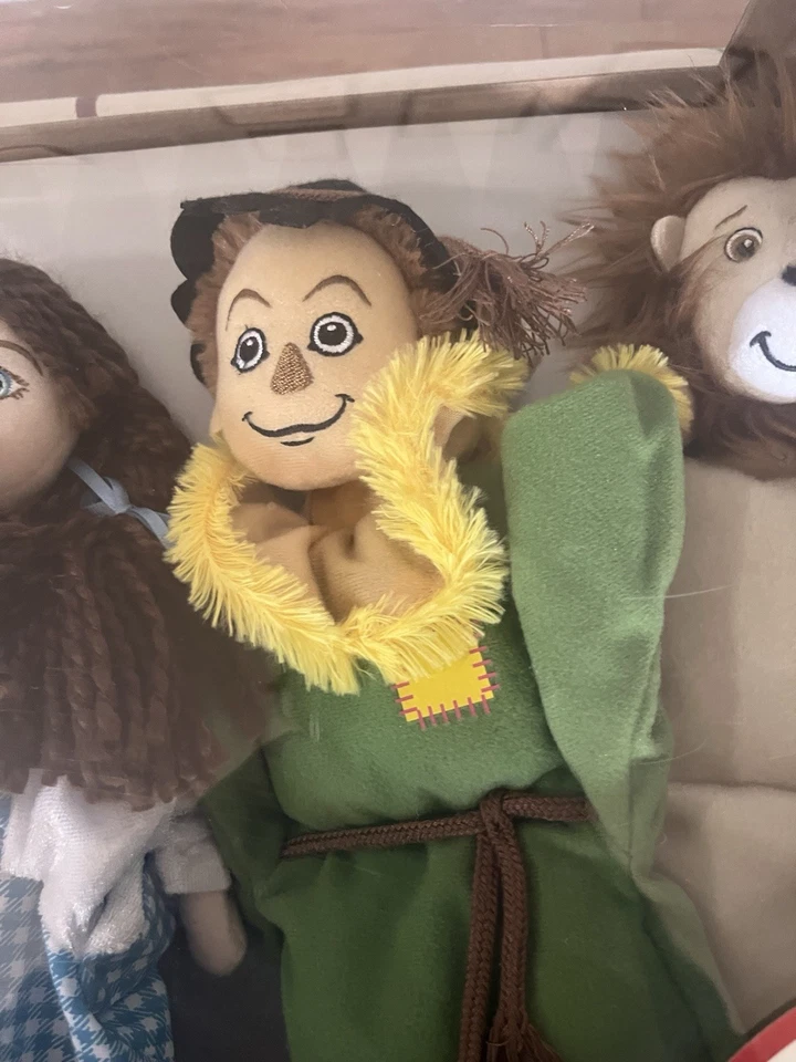 Juego de 4 marionetas de mano FAO Schwarz Wizard of oz en caja nunca abiertas. Regalo de vacaciones Foto 4 de 4