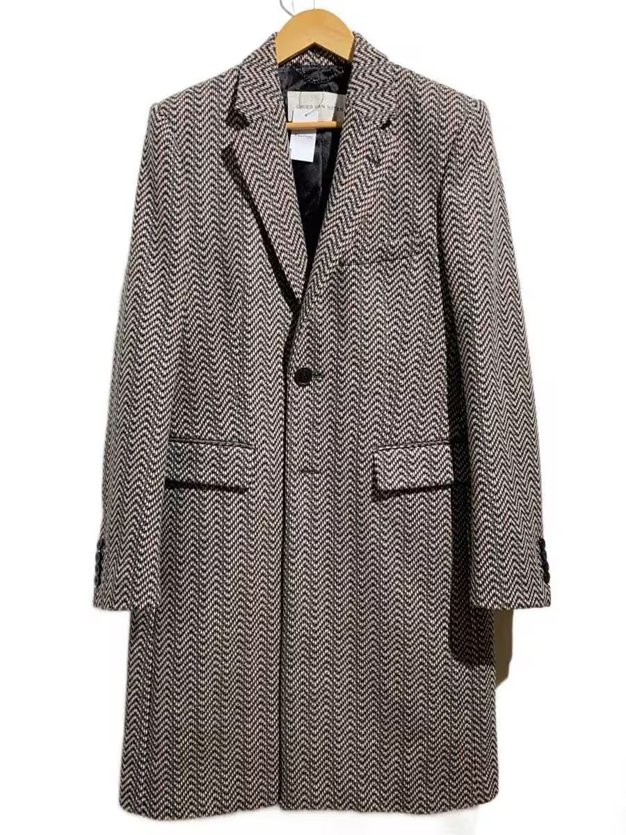 DRIES VAN NOTEN Coat Brown 48 Used | eBay