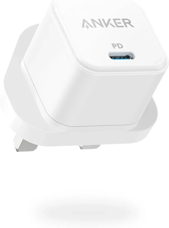 Anker 20W USB C Fast Charger | PowerPort III Cube Plug | Fast Charging White New - Image 2 of 4