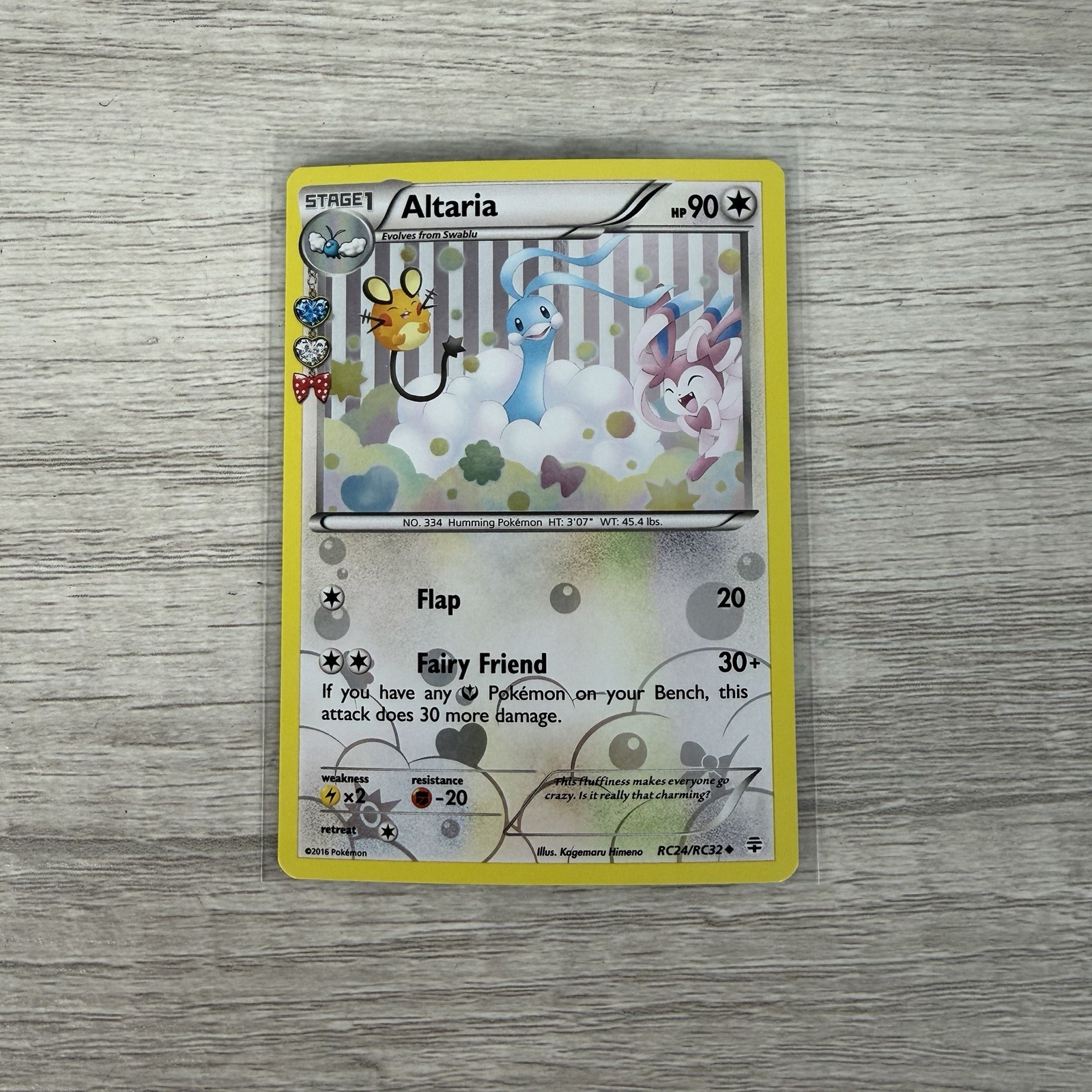 Pokémon Altaria RC24/RC32 Uncommon Holo Generations Radiant Collection 2016- LP