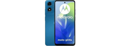 Motorola G04s 4GB + 64GB Concord black Smartphone Simlock!
