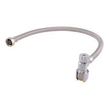 SharkBite 1/2" Thread x 20" Braided Stainless Steel Flexible Faucet Supply Line