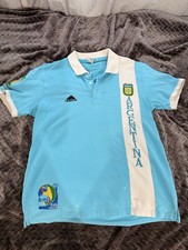adidas Argentina 2014 World Cup Soccer Jersey Kit Men's L