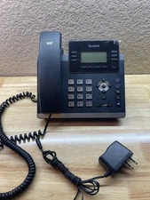 Yealink T42G Business IP Phone VoIP HD Gigabit Ethernet W/ Base And Adapter