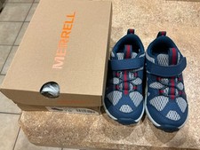 Merrell Toddler 7M Trail Chaser 2 Jr Running Shoe Navy/Red EU 23M