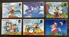 Redonda: Disney Finlandia '88 International Stamp Exhibition Helsinki Stamps MNH