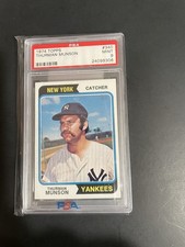 1974 TOPPS THURMAN MUNSON, #340, PSA 9 (Free Shipping On Any 3!)