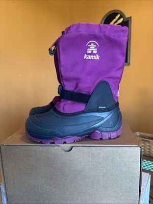 Kamik Big Kids Waterbug Magenta Winter Boots Girls Size 3 M