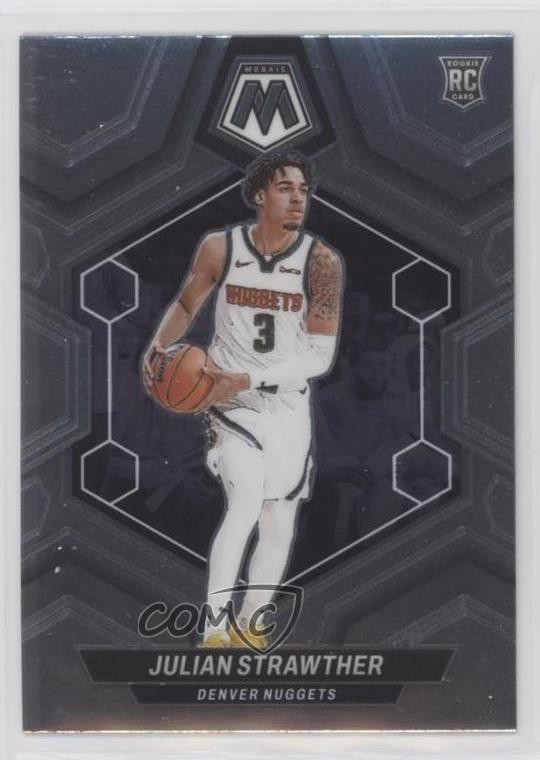 2023-24 Panini Mosaic Rookies Julian Strawther #214 uu6