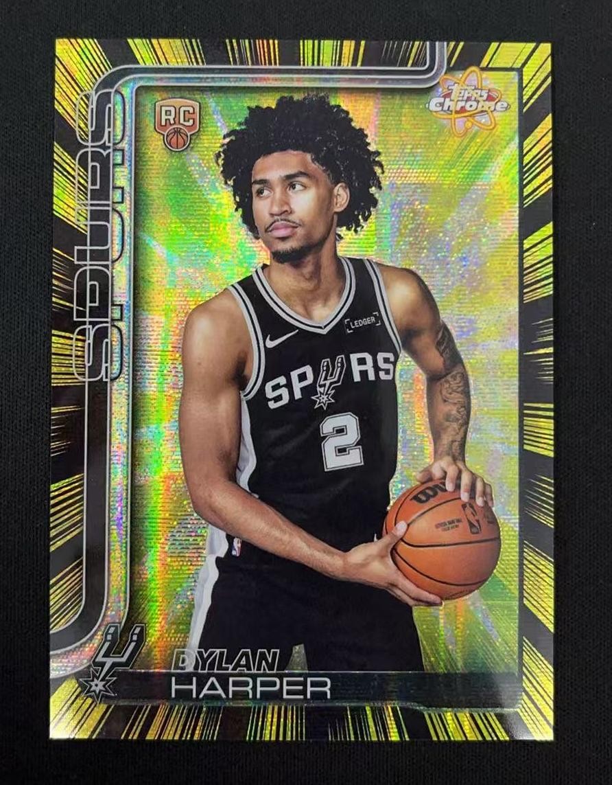 2025-26 Topps Chrome Dylan Harper Radiating Rookies Case Hit SSP