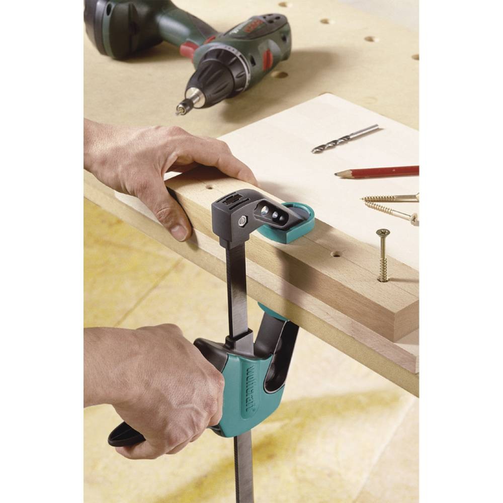 Serre-joint à une main Wolfcraft EHZ Easy outil serrage menuiserie 150mm - 2
