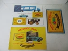 Matchbox Lesney Pocket catalog reproductions by DTE 1957, 1958 & 1959