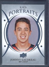 2018-19 Upper Deck Portraits Johnny Gaudreau #P-13 Calgary Flames
