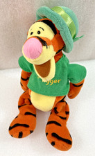 Disney O' Tigger Irish Beanbag plush 9" St. Patrick's Day no tush tag 