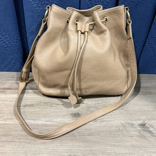 Vtg? Etienne Aigner Tan Beige Leather With Dr...