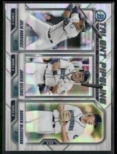 2021 Bowman #TP-SEA J Rodriguez / D McCaughan / J Kelenic Chrome Talent Pipeline