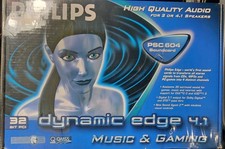 Sealed Philips PSC604 Dynamic Edge 4.1 PCI Sound Card Audio Card.