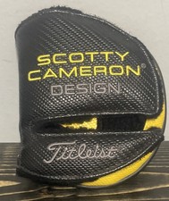 Titleist Scotty Cameron Design Phantom Putter Headcover Black Yellow