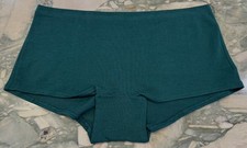 NEW Victoria Secret PINK Smooth Cotton Shortie Boyshort - Green Garden - XXL