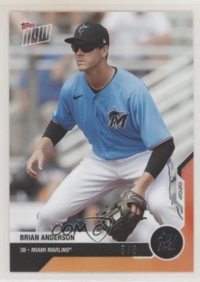 2020 Topps Now Road to Opening Day Orange 5/5 Brian Anderson #OD-251 1c7