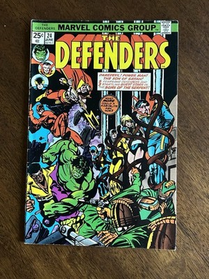 Defenders Vol. 1 #24 June 1975 Bronze Age Marvel