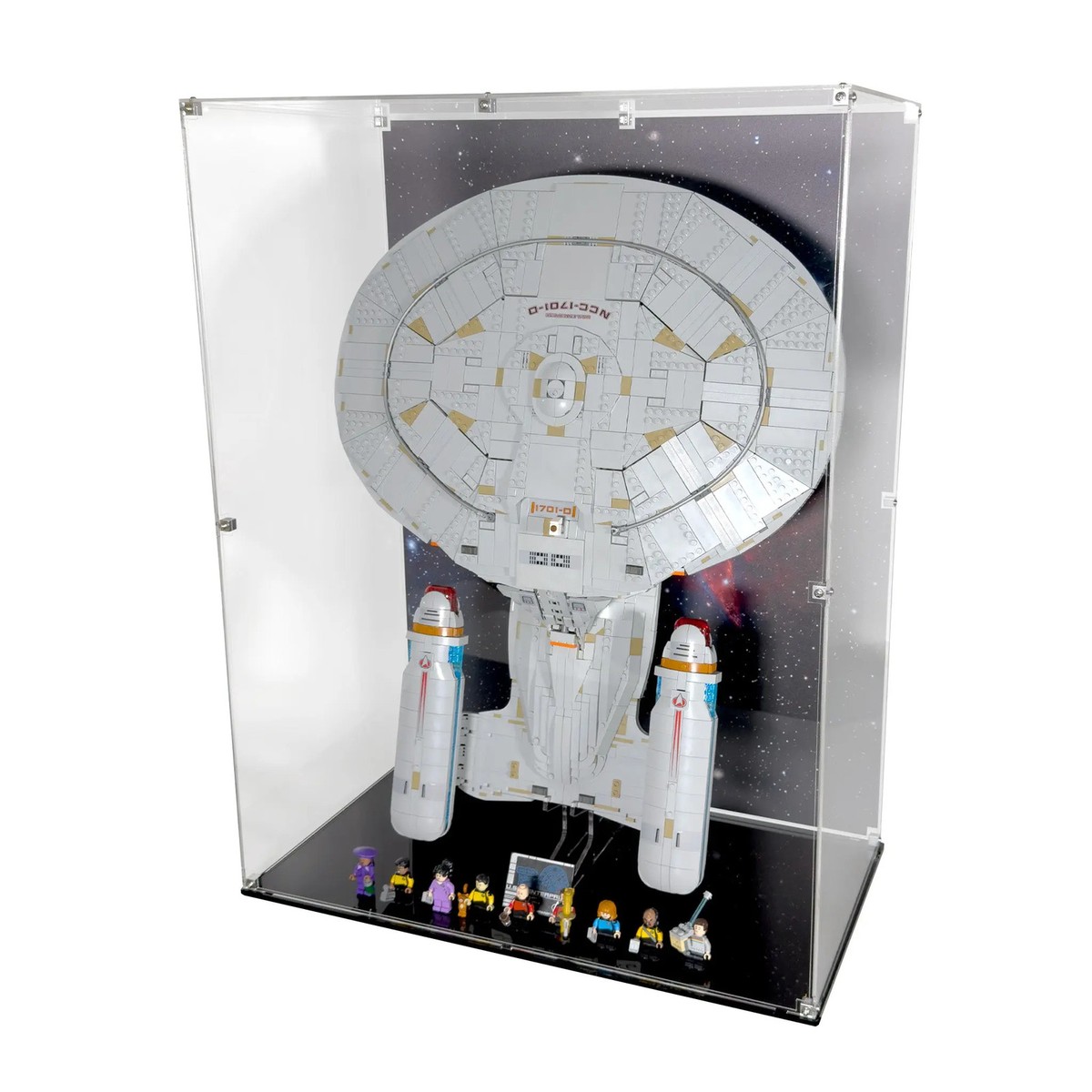 Acrylic Display Case fit LEGO 10356 Star Trek USS Enterprise-D