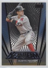 2017 Topps Stadium Club Beam Team Black Foil 61/99 Dustin Pedroia #BT-DP 0b5