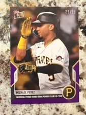 2022 TOPPS NOW PURPLE PARALLEL CARD 25/25 PITTSBURGH PIRATES MICHAEL PEREZ #439