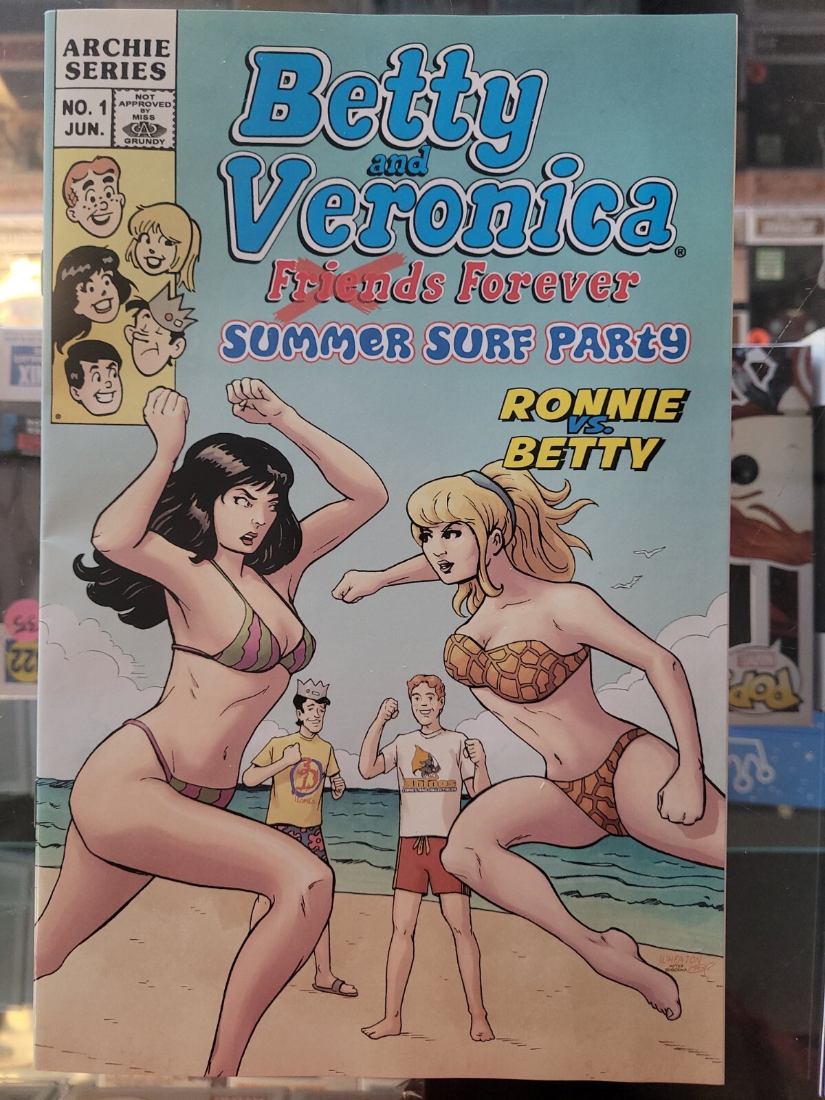 ARCHIE BETTY VS VERONICA FRIENDS FOREVER 1 RHINOS COMICS  EXCLUSIVE KEN WHEATON