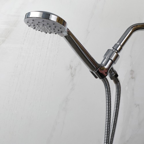 Grifo de ducha de alta presión, kit de ajuste de ducha cabezal de ducha de mano con manguera - Imagen 39 de 41