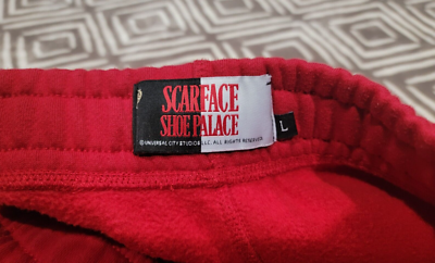 【超激レア】SCARFACE×SHOE PALACE トラックジャケット 赤×黒 Scarface x shoe palace Al Pacino movie promo zip up jacket