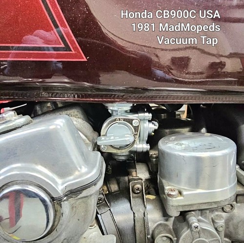 Honda CB750, CB650SC, CBX750 CB900 Nighthawk Fuel Petrol Tap Petcock 20mm Vacuum - Picture 8 of 9