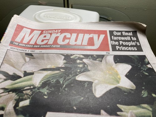 Sunday mercury paper UK September 7, 1997 our final farewell Diana - Picture 3 of 7
